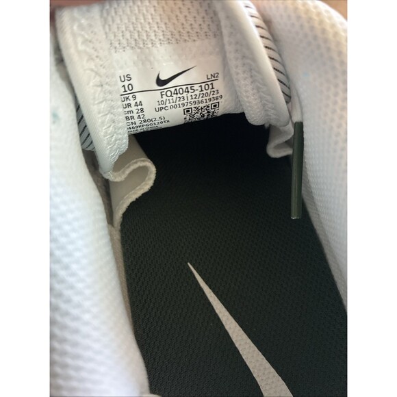 Nike Vapor Edge Speed 360 2 White Green Men Size 10 Football Cleats FQ4045-101 - Picture 6 of 6